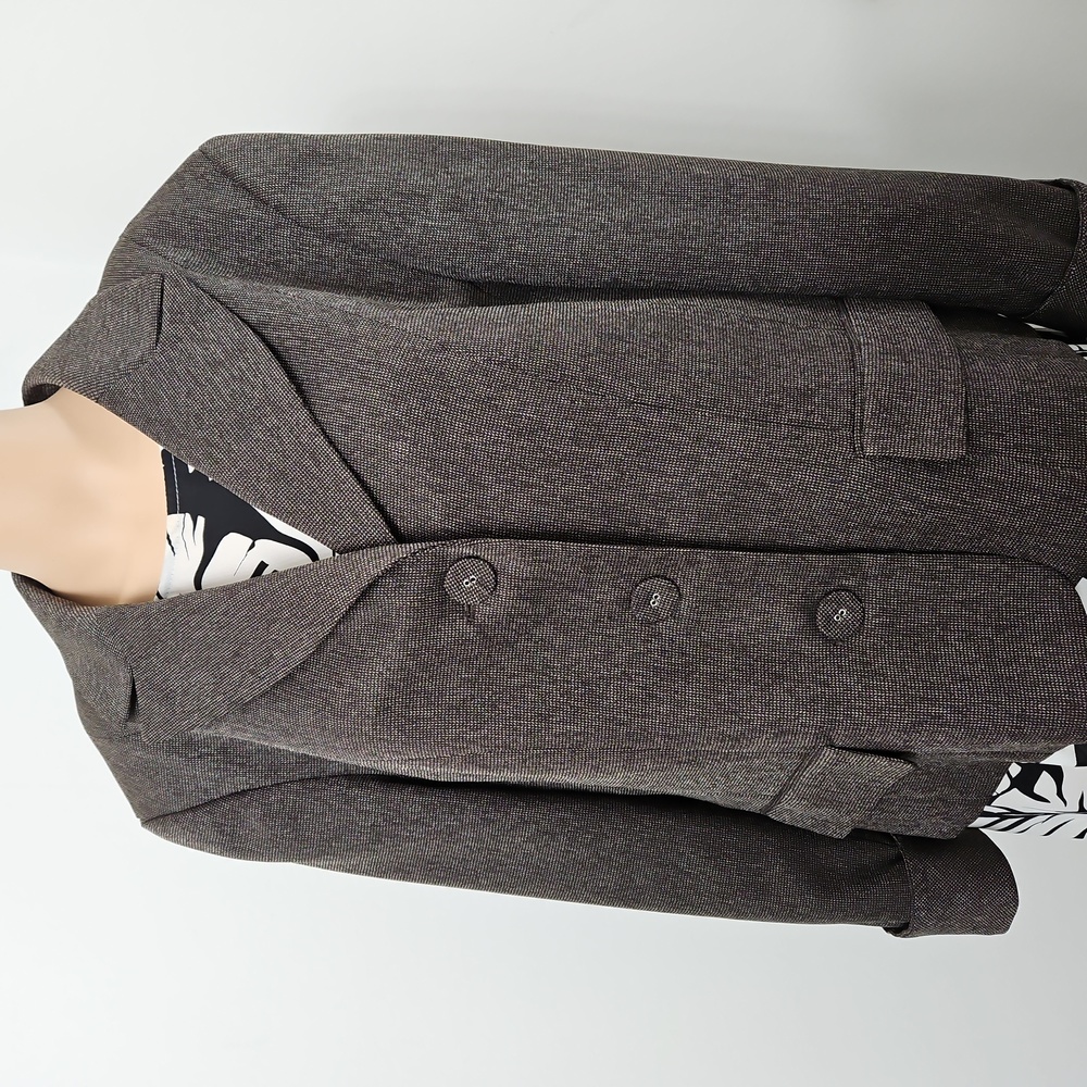 Evan Picone Suit woman brown jacket sz 18